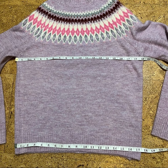 Gilli Purple Pink Fair Isle Sweater Sz S - Picture 7 of 8